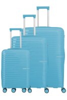 Travelite Pacific Trolley 4w L/M/S Light Blue