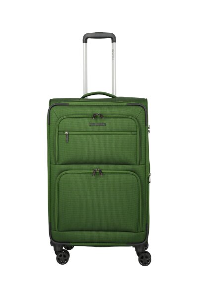 Travelite Cubis Trolley 4w M exp. Green